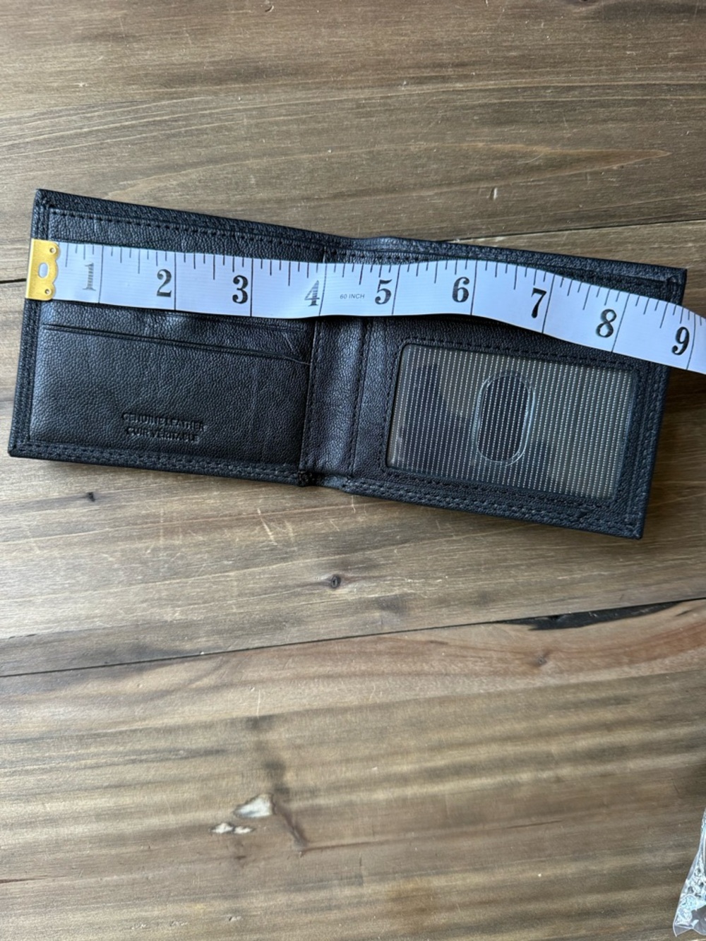 Roots Black Leather Bifold Wallet - Picture 5 of 6